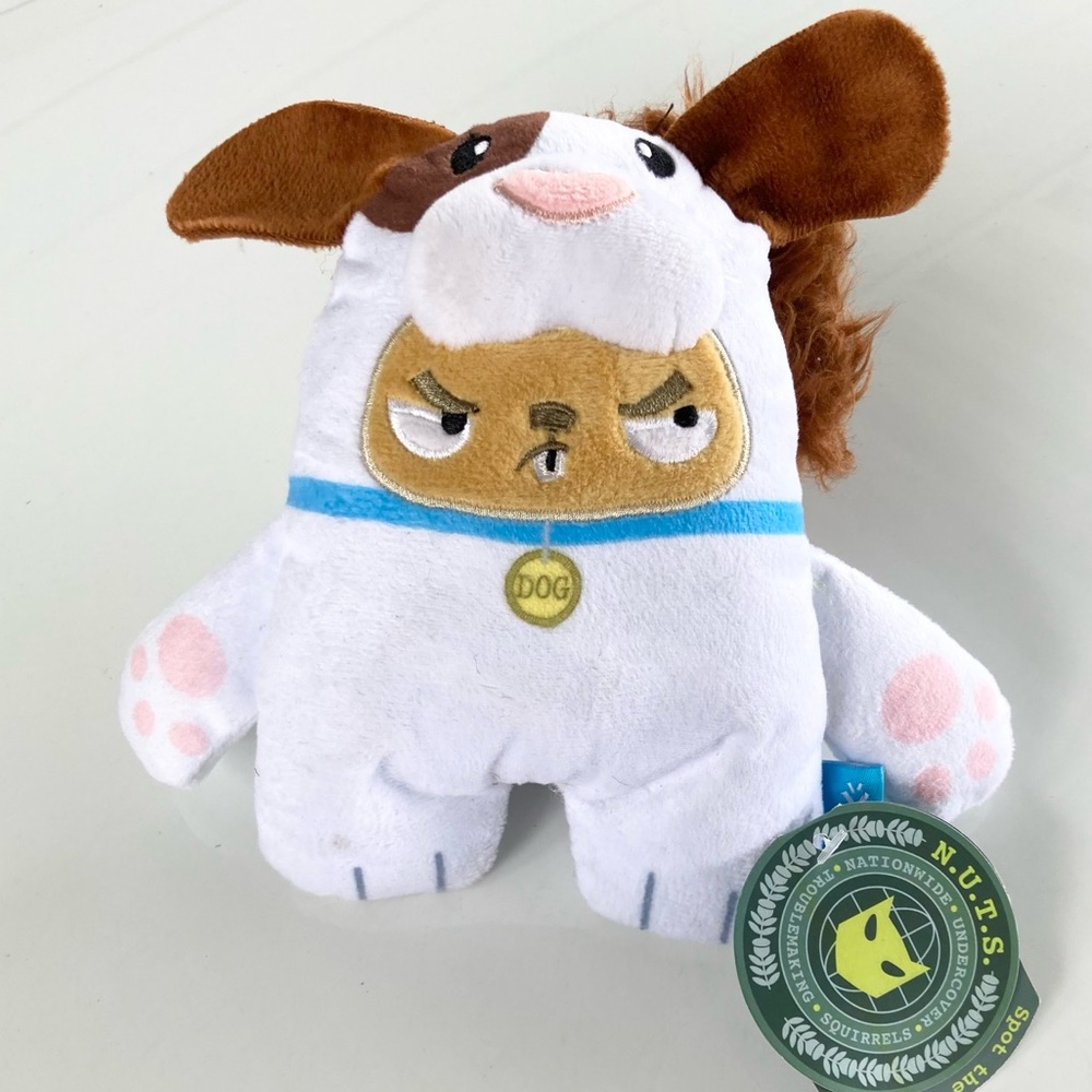 BarkBox Spot the Imposter Crinkle Squeaker Dog Toy - NWT